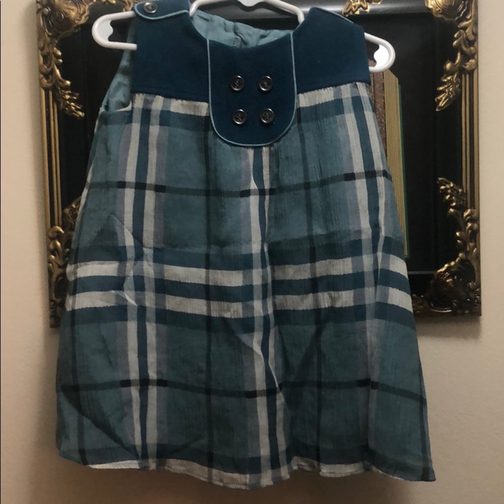 Girls Burberry Silk,Wool,Cashmere Dress